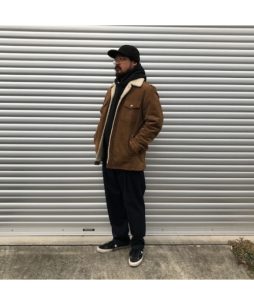 GAP（ギャップ）の「Old GAP / Suede Boa Jacket / Brown / Used