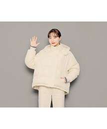 HOTPING | 5Colors中綿フードショートジャケット(ダウンジャケット/コート)