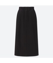 UNIQLO | デニムジャージースカート（丈標準73.5～77.5cm）(スカート)