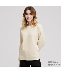 UNIQLO | ワッフルクルーネックT（長袖）(Tシャツ/カットソー)