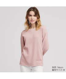 UNIQLO | ワッフルクルーネックT（長袖）(Tシャツ/カットソー)