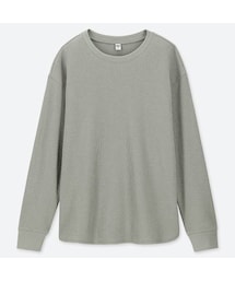 UNIQLO | ワッフルクルーネックT（長袖）(Tシャツ/カットソー)