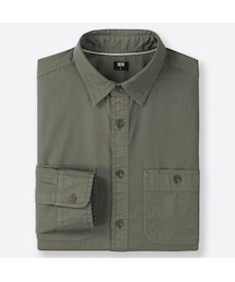 UNIQLO | ワークシャツ（長袖）(シャツ/ブラウス)
