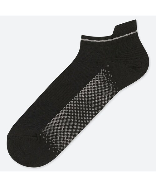 UNIQLO（ユニクロ）の「スポーツショートソックス（ソックス/靴下・メンズ・NAVY 69/BLACK 09/GRAY 04/OFF WHITE 01・27-29/25-27）」の3枚目の写真
