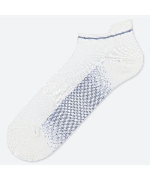 UNIQLO（ユニクロ）の「スポーツショートソックス（ソックス/靴下・メンズ・NAVY 69/BLACK 09/GRAY 04/OFF WHITE 01・27-29/25-27）」の2枚目の写真