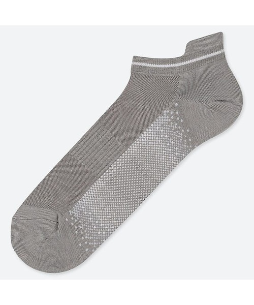 UNIQLO（ユニクロ）の「スポーツショートソックス（ソックス/靴下・メンズ・NAVY 69/BLACK 09/GRAY 04/OFF WHITE 01・27-29/25-27）」の4枚目の写真