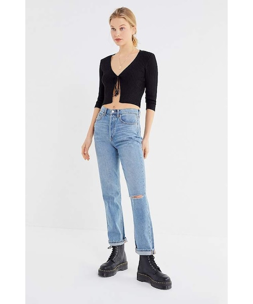 urban outfitters tie front cardigan