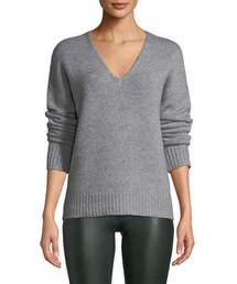 theory | Theory Relaxed V-Neck Cashmere Pullover Sweater(ニット/セーター)