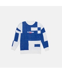 STORES.jp | ILLCOMMONS RAD BLOCK KNIT BLUE （イルコモンズ　ラッド　ブロックニット　ブルー）(ニット/セーター)
