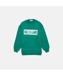 STORES.jp | ILLCOMMONS RAD BOX LOGO SWEAT GREEN（イルコモンズ　ラッド　ボックスロゴスウェット　グリーン）(スウェット)