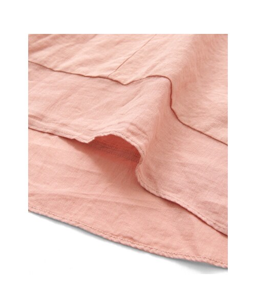 URBAN RESEARCH DOORS（アーバンリサーチドアーズ）の「リネン切替ノースリーブブラウス（トップス・レディース・ピンクベージュ/シロ/ダークネイビー・one）」の12枚目の写真