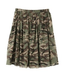 URBAN RESEARCH DOORS | カモフラギャザースカート(スカート)