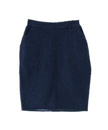 KBF | KBF+ カットデニムタイトスカート(スカート)