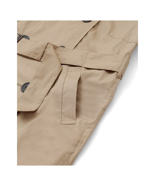 KBF（ケイビーエフ）の「トレンチコート（ジャケット/アウター・レディース・ネイビー/カーキ/ベージュ・one）」の13枚目の写真