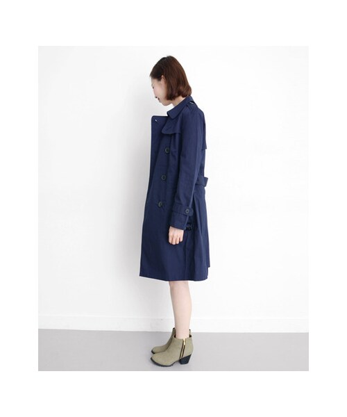 KBF（ケイビーエフ）の「トレンチコート（ジャケット/アウター・レディース・ネイビー/カーキ/ベージュ・one）」の7枚目の写真