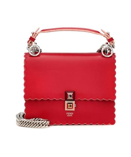 FENDI（フェンディ）の「Fendi Kan I Small leather shoulder bag（ショルダーバッグ）」 WEAR
