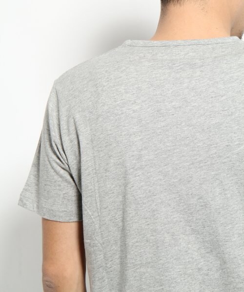 GLOBAL WORK（グローバルワーク）の「スーピマテンジクＵネックＴ（トップス・メンズ・ブルー85/ホワイト05/ブラック09/グリーン72/グレー15・Ｌ/Ｍ/Ｓ/ＸＬ）」の11枚目の写真