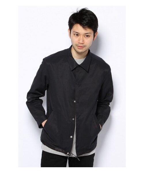 EDIFICE(エディフィス)の「C/PEシャンブレーギャバコーチJK(その他ブルゾン・メンズ・ネイビー/ベージュ・44/46/48)」の2枚目の写真