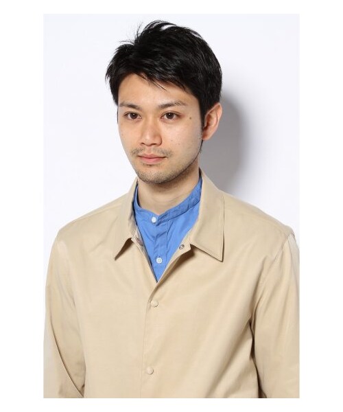 EDIFICE(エディフィス)の「C/PEシャンブレーギャバコーチJK(その他ブルゾン・メンズ・ネイビー/ベージュ・44/46/48)」の6枚目の写真