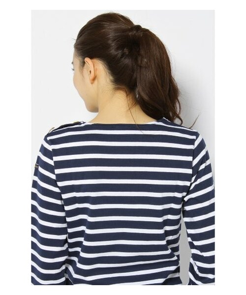 スローブイエナ Le Minor ボーダー長袖Tシャツ LE MINOR/ルミノア SLOBE別注 バンパクボーダー（Tシャツ