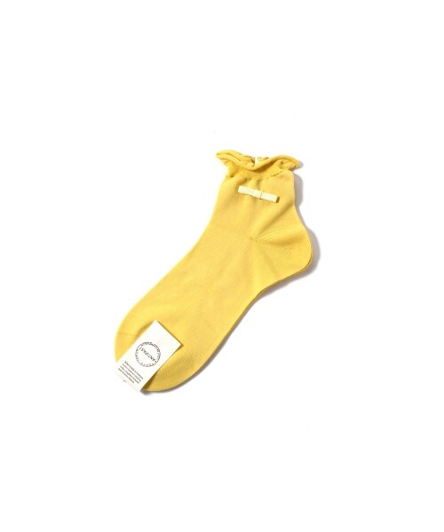 ANTIPAST（アンティパスト）の「ANTIPAST リボンショート丈ソックス（レッグウェア・レディース・イエロー/ブルー A/ホワイト・フリー）」の3枚目の写真