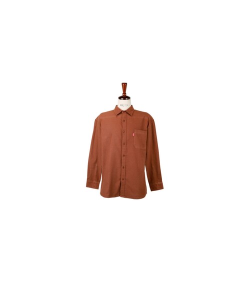 FitUs（フィットアース）の「ワンポケット無地シャツ（シャツ/ブラウス・レディース・ホワイト/ブラウン/ブルー/グリーン/ブラック・M(2)S-M/L(3)M-L）」の3枚目の写真
