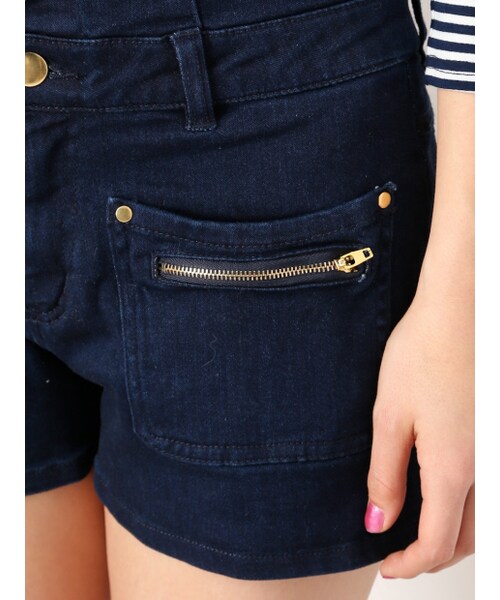 NOMINE（ノミネ）の「ハイウエストショート/S（パンツ・レディース・black/blue/navy・0/1/2）」の9枚目の写真