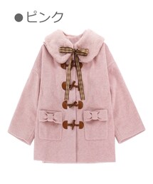 Bobon21 | ファー襟付きドーリーダッフルコート-全3色-(ピーコート)