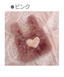Bobon21 | ハートファーバッグ-全4色-(ショルダーバッグ)