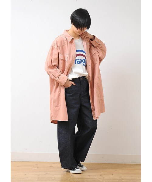 Ne-net(ネネット)の「ネ・ネット / SP Wrangler BOTTOM / パンツ(パンツ・レディース・off white 01○02○/navy 01○02○・サイズ,ウエスト,ヒップ,股上,股下,腿幅,裾幅,01,72,92,32.5,66,35,26,02,75,98,33,69,35.5,26,)」の20枚目の写真
