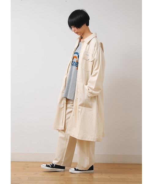 Ne-net(ネネット)の「ネ・ネット / SP Wrangler BOTTOM / パンツ(パンツ・レディース・off white 01○02○/navy 01○02○・サイズ,ウエスト,ヒップ,股上,股下,腿幅,裾幅,01,72,92,32.5,66,35,26,02,75,98,33,69,35.5,26,)」の14枚目の写真