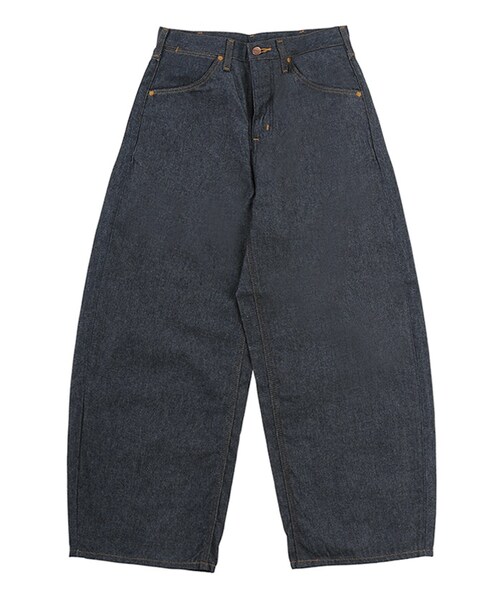 Ne-net(ネネット)の「ネ・ネット / SP Wrangler BOTTOM / パンツ(パンツ・レディース・off white 01○02○/navy 01○02○・サイズ,ウエスト,ヒップ,股上,股下,腿幅,裾幅,01,72,92,32.5,66,35,26,02,75,98,33,69,35.5,26,)」の2枚目の写真