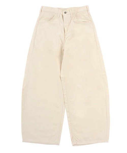 Ne-net(ネネット)の「ネ・ネット / SP Wrangler BOTTOM / パンツ(パンツ・レディース・off white 01○02○/navy 01○02○・サイズ,ウエスト,ヒップ,股上,股下,腿幅,裾幅,01,72,92,32.5,66,35,26,02,75,98,33,69,35.5,26,)」の1枚目の写真