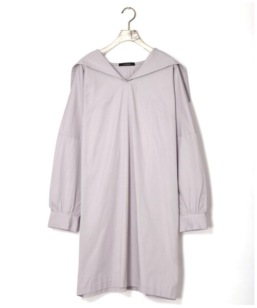 w closet（ダブルクローゼット）の「セーラーカラーシャツワンピース