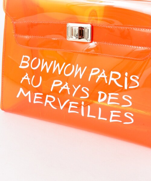 BOW WOW(バウワウ)の「BOWWOW PARIS VYNYL BAG(バッグ・メンズ・CLEAR/CL ORANGE・FREE)」の5枚目の写真