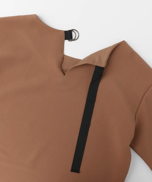 URBAN RESEARCH DOORS(アーバンリサーチドアーズ)の「バックグログランテーププルオーバー(トップス・レディース・COCOA/BLACK・one)」の15枚目の写真