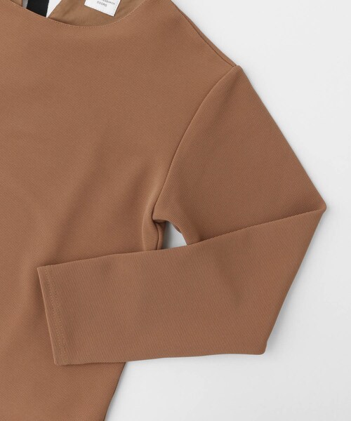 URBAN RESEARCH DOORS(アーバンリサーチドアーズ)の「バックグログランテーププルオーバー(トップス・レディース・COCOA/BLACK・one)」の13枚目の写真