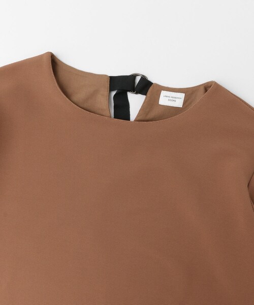 URBAN RESEARCH DOORS(アーバンリサーチドアーズ)の「バックグログランテーププルオーバー(トップス・レディース・COCOA/BLACK・one)」の12枚目の写真