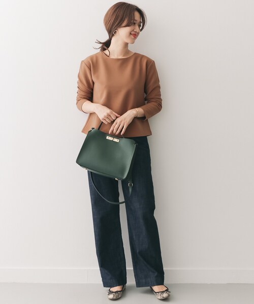 URBAN RESEARCH DOORS(アーバンリサーチドアーズ)の「バックグログランテーププルオーバー(トップス・レディース・COCOA/BLACK・one)」の4枚目の写真