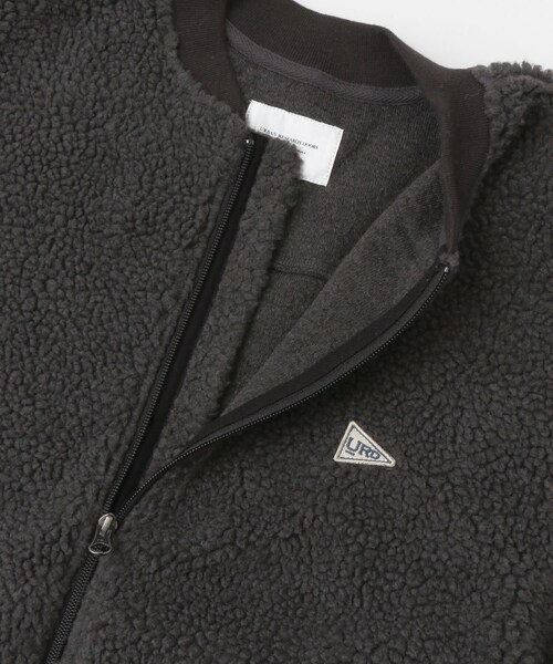URBAN RESEARCH DOORS（アーバンリサーチドアーズ）の「ボアフリースブルゾン（ジャケット/アウター・メンズ・D.Beige/Charcoal・38/40）」の16枚目の写真