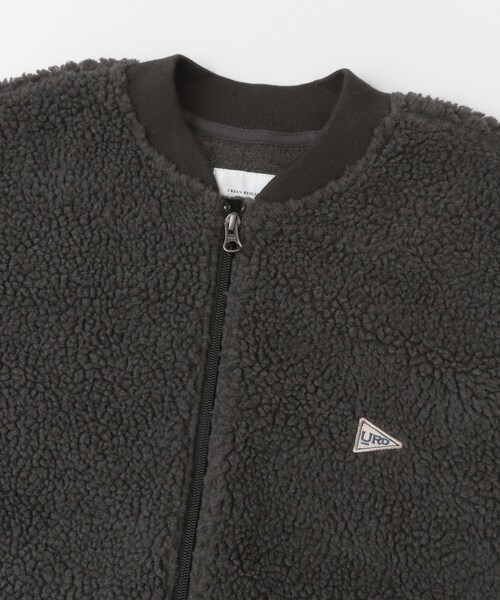 URBAN RESEARCH DOORS（アーバンリサーチドアーズ）の「ボアフリースブルゾン（ジャケット/アウター・メンズ・D.Beige/Charcoal・38/40）」の15枚目の写真
