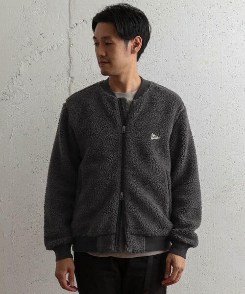URBAN RESEARCH DOORS（アーバンリサーチドアーズ）の「ボアフリースブルゾン（ジャケット/アウター・メンズ・D.Beige/Charcoal・38/40）」の10枚目の写真