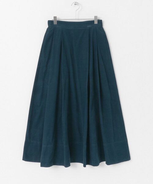 URBAN RESEARCH DOORS(アーバンリサーチドアーズ)の「コーデュロイロングフレアスカート(スカート・レディース・CAMEL/BLUE GREEN/GREGE・one)」の17枚目の写真