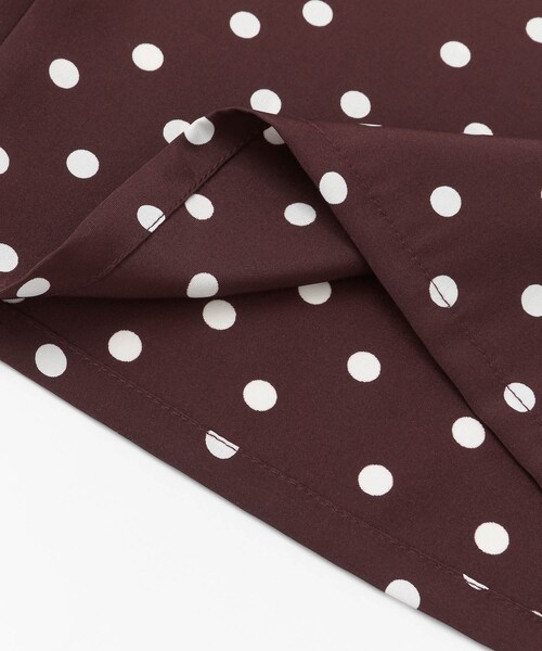 URBAN RESEARCH DOORS（アーバンリサーチドアーズ）の「ドットイージーパンツ（パンツ・レディース・WINE/BLACK・one）」の13枚目の写真