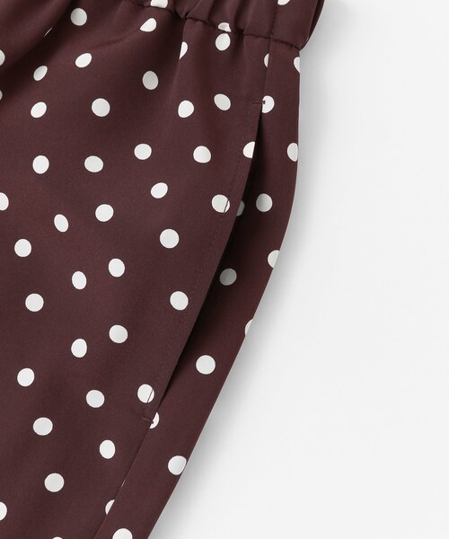 URBAN RESEARCH DOORS（アーバンリサーチドアーズ）の「ドットイージーパンツ（パンツ・レディース・WINE/BLACK・one）」の11枚目の写真