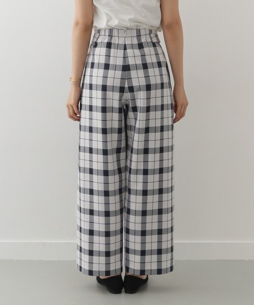 URBAN RESEARCH DOORS（アーバンリサーチドアーズ）の「チェックサイドシームレスパンツ（パンツ・レディース・GRY×NVY/BEG×BLK・36/38）」の10枚目の写真