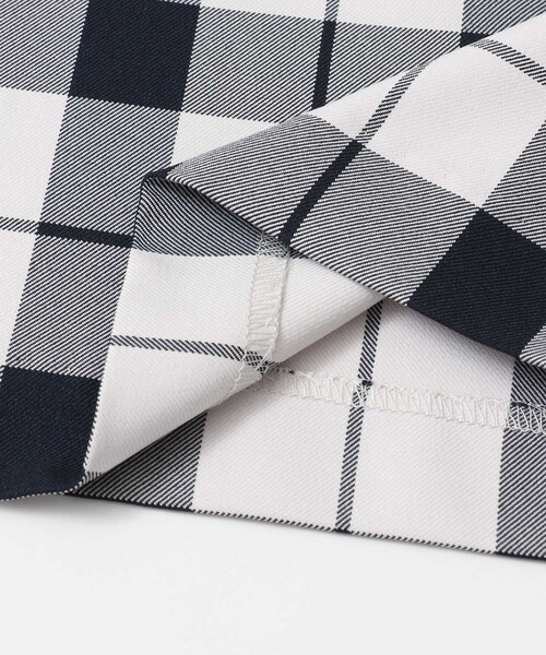 URBAN RESEARCH DOORS（アーバンリサーチドアーズ）の「チェックサイドシームレスパンツ（パンツ・レディース・GRY×NVY/BEG×BLK・36/38）」の17枚目の写真