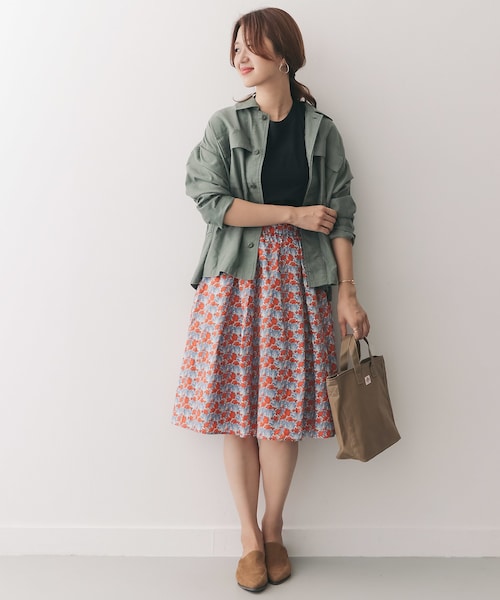 かぐれ　新品タグ付き　リバティプリントスカート　アーバンリサーチドアーズ かぐれ - 新品タグ付◉ かぐれ アーバンリサーチ リバティ