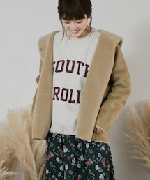 KBF | リバーシブルムートンフードジャケット(ジャケット/アウター)