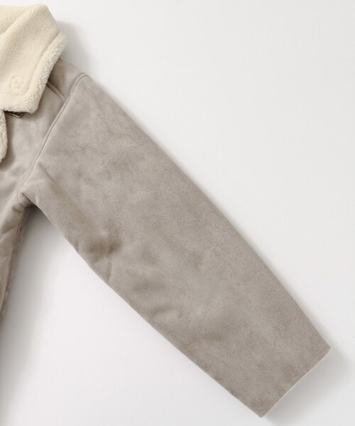 KBF(ケイビーエフ)の「ムスタンBIGジャケット(ジャケット/アウター・レディース・L/BEIGE/GRAY・one)」の11枚目の写真